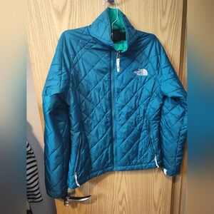 The North Face Blue Quilted Jacket